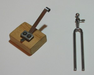 Tuning Fork and Spiral Metal Contact