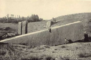 The Baalbek Monolith (1,200 tons)