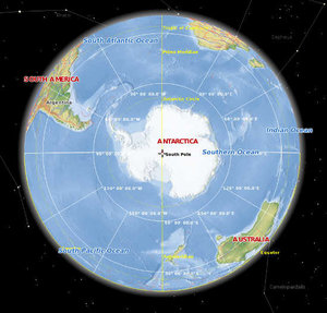 Earth from south pole land in southern hemisphere.jpg