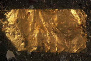gold leaf ptolemy III 246 - 222 BC plaque 50k.jpg