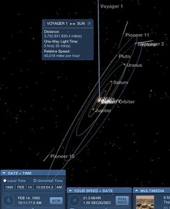 Voyager 1 at 32 deg ecliptic plane
