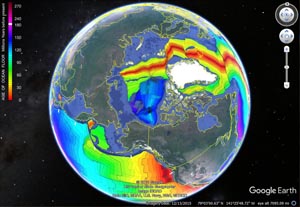 Earth Polar View Expanding Crust sm.jpg