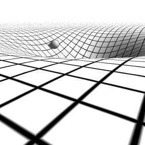 Gravity - rubber sheet analogy