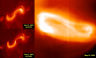 Solar 'sigmoids' and Venus' south polar vortex