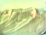Martian landscape within a quart bottle
