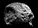 Coal-black Phoebe. Credit: NASA/JPL/Space Science Institute