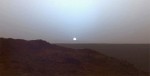 Sunset from Gusev crater on Mars. Credit: NASA/JPL/Texas A&M/Cornell