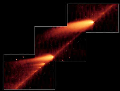 Comet 73P Schwassmann-Wachmann 3 break-up