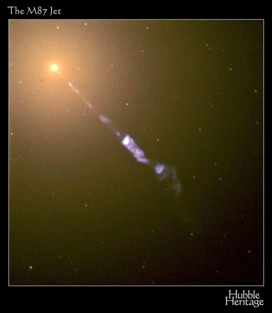 '' Povijesni datum ZNANSTVENICI SU POTVRDILI: “Otkrili smo gravitacijske valove” '' M87-jet-annotated-small1