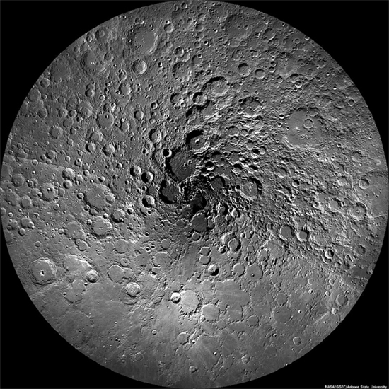 The Moon's north pole