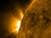 An exploding double layer on the Sun