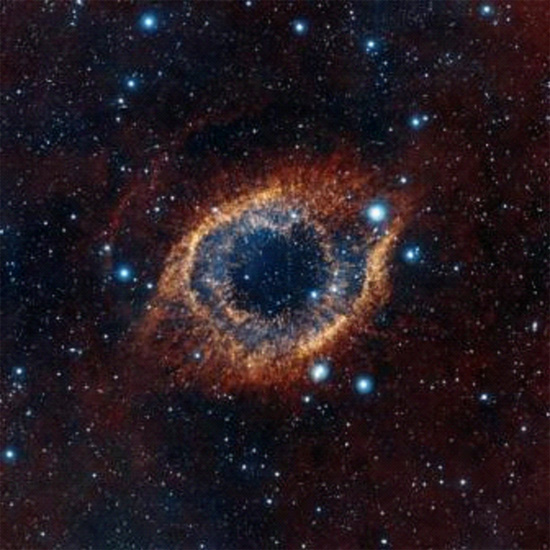 New infrared image of the Helix Nebula in Aquarius