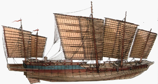 The Chinese junk