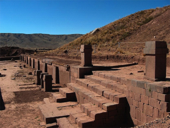 Ruins of Tiwanaku in Bolivia