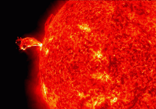 An M-class solar flare from April 2012