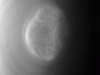 Polar cloud vortex on Titan
