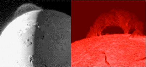 Plume and Prominence