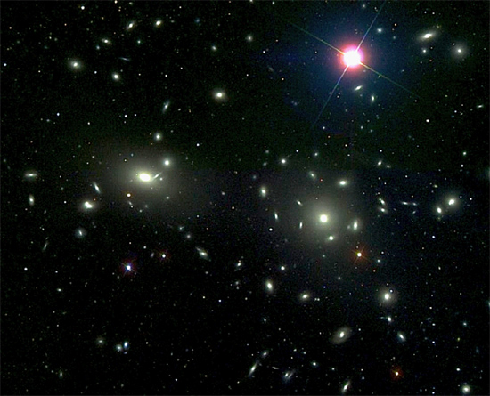 The Coma Cluster of galaxies. Credit: Sloan Digital Sky Survey