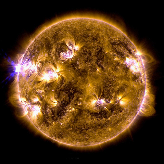 Space News -- X 1.7-class solar flare