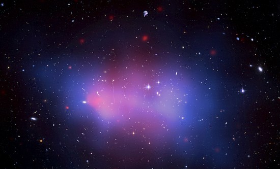 This cluster has been nicknamed "El Gordo" (or, "the fat one" in Spanish) because of its gigantic mass.