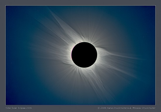 The solar corona during a total eclipse in 2006. Credit: Hana Druckmüllerová, Miloslav Druckmüller