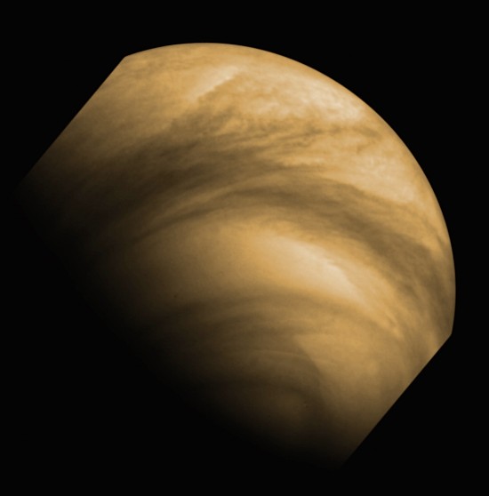 False color image of Venus. Credit: ESA/MPS/DLR/IDA