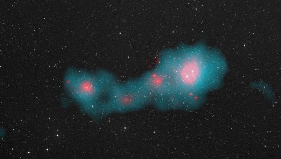 The Shapely Supercluster, said to be one of the most massive objects in the Universe. Credit: ESA & Planck Collaboration/Rosat/Digitised Sky Survey.