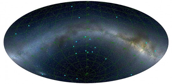 Giant GRB ring